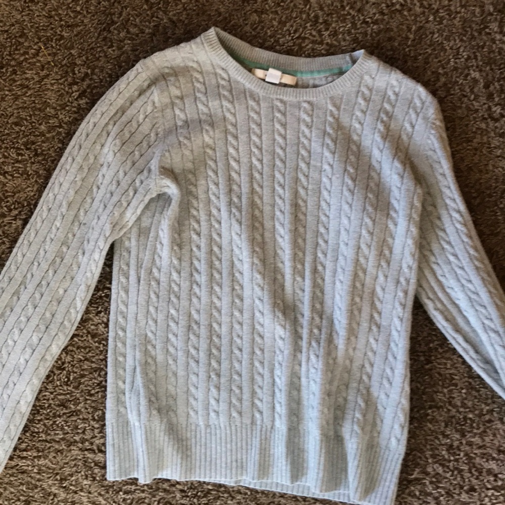 Cable knit sweater